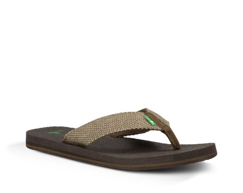 Sanuk Yogi 4 Flip - Sanuk Sandals Mens Brown - Philippines BDZEVS132